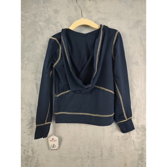 Colosseum Toddler 2T Navy Pitt Panthers Zip Up Hoodie Thumbholes - Picture 3 of 10